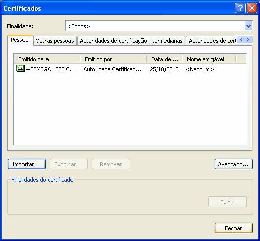 Instalar Certificado Digital no Chrome