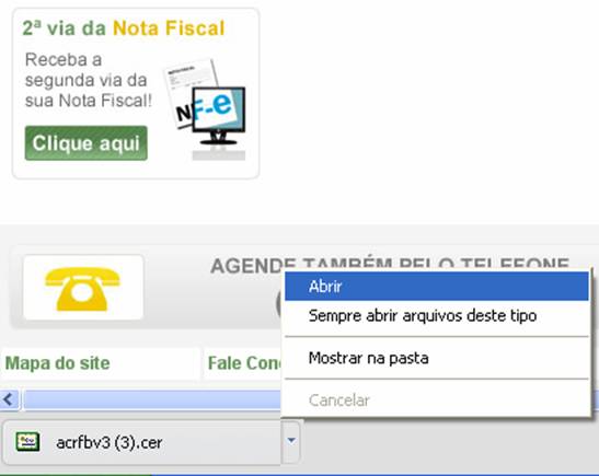 Instalar Certificado Digital no Chrome