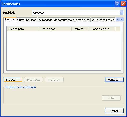 Instalar Certificado Digital no Internet Explorer