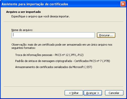 Instalar Certificado Digital no Internet Explorer