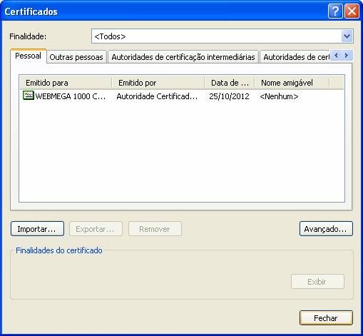 Instalar Certificado Digital no Internet Explorer